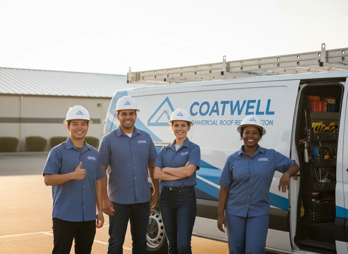 Commercial roof coating company in Satin, TX